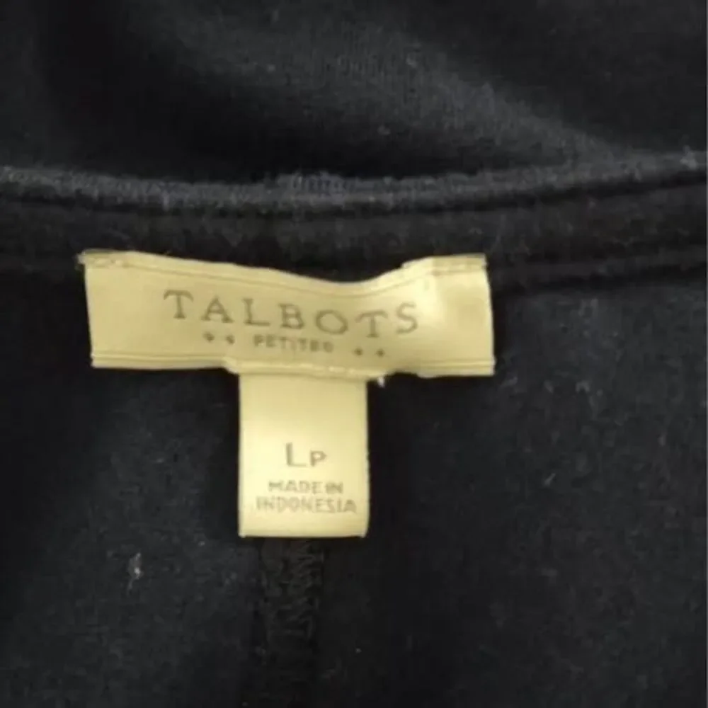 Large petite Talbots Navy Blue Shift Dress Sleeveless with Shoulder Buttons C261